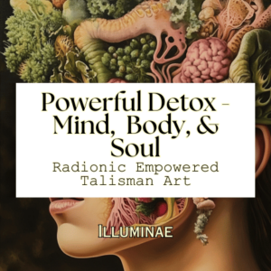 Powerful Detox - Mind, Body, & Soul: Radionic Empowered Talisman Art