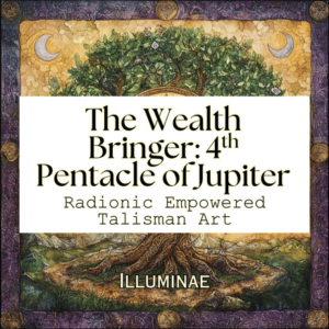 The Wealth Bringer: 4th Pentacle of Jupiter Radionic Empowered Talisman